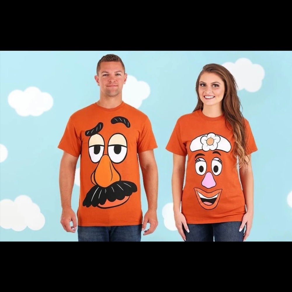 Toy Story Mr and Mrs Potato Head 1 Mens sz L 1 Womens sz 2X